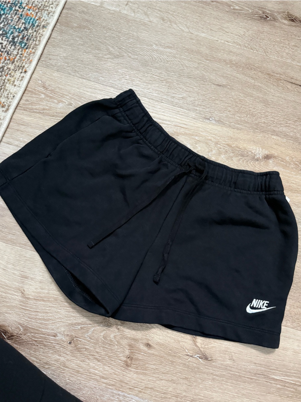 Nike Black Women's Drawstring Athletic Shorts